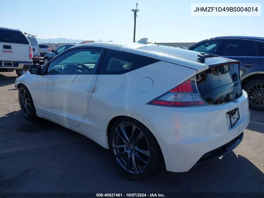 2011 Honda Cr-Z VIN: JHMZF1D49BS004014 Lot: 40527481