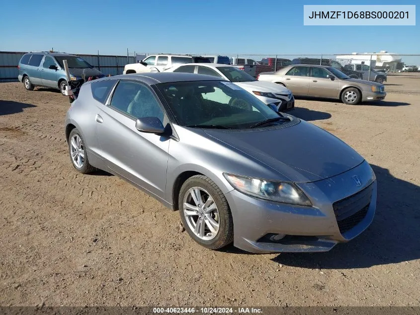 2011 Honda Cr-Z Ex VIN: JHMZF1D68BS000201 Lot: 40623446