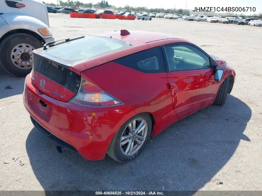 2011 Honda Cr-Z VIN: JHMZF1C44BS006710 Lot: 40656520