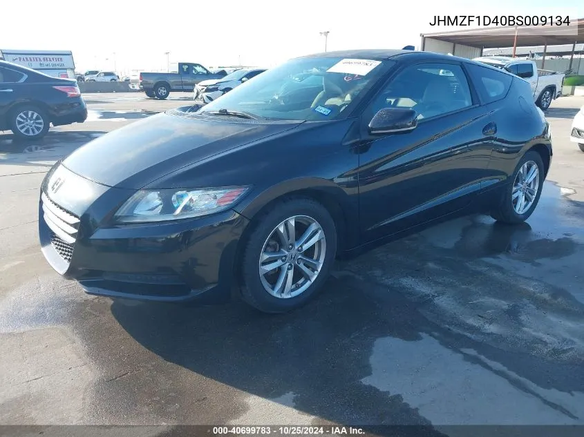 JHMZF1D40BS009134 2011 Honda Cr-Z