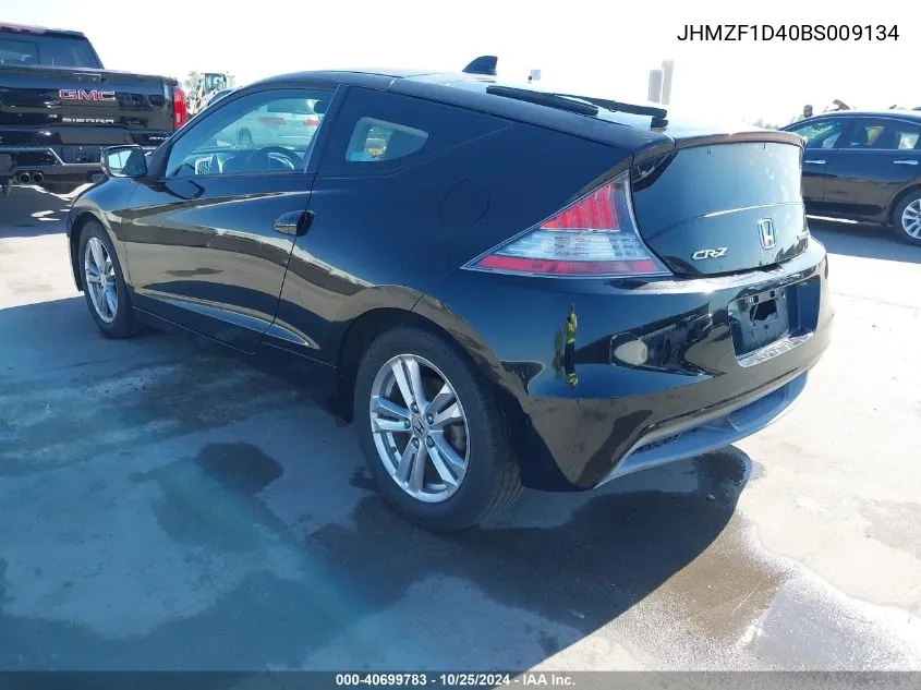 2011 Honda Cr-Z VIN: JHMZF1D40BS009134 Lot: 40699783