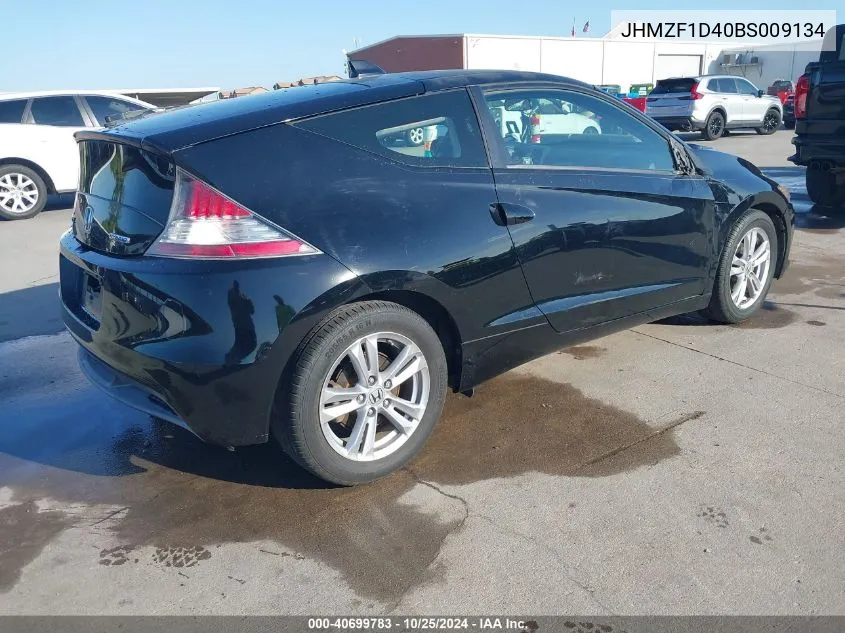 JHMZF1D40BS009134 2011 Honda Cr-Z