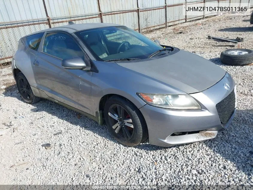 2011 Honda Cr-Z VIN: JHMZF1D47BS011365 Lot: 40769530