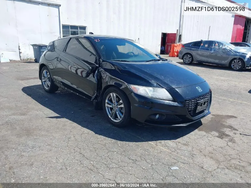 2013 Honda Cr-Z Ex VIN: JHMZF1D61DS002598 Lot: 39602647