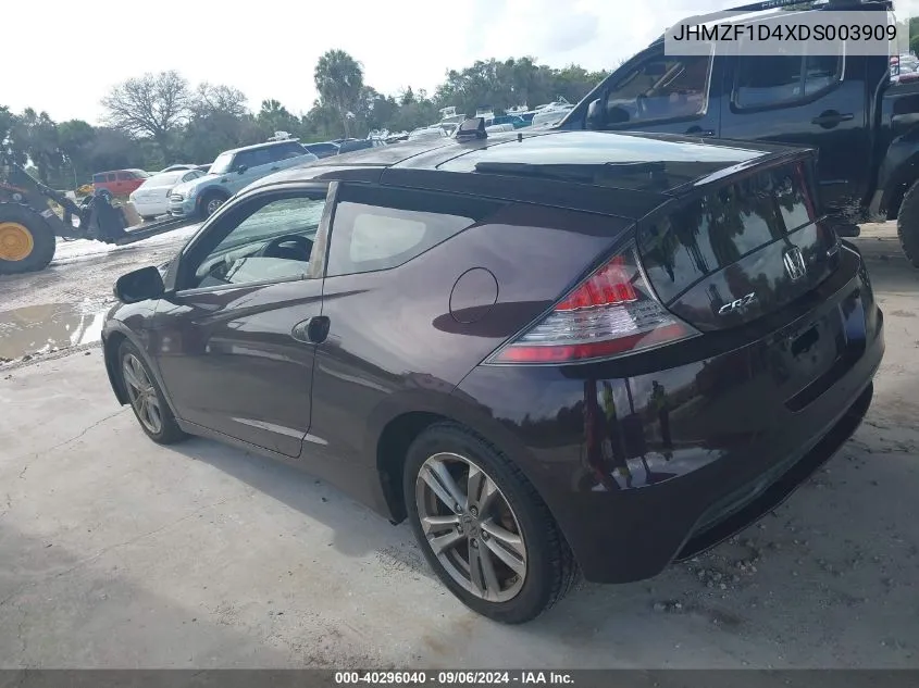 2013 Honda Cr-Z VIN: JHMZF1D4XDS003909 Lot: 40296040