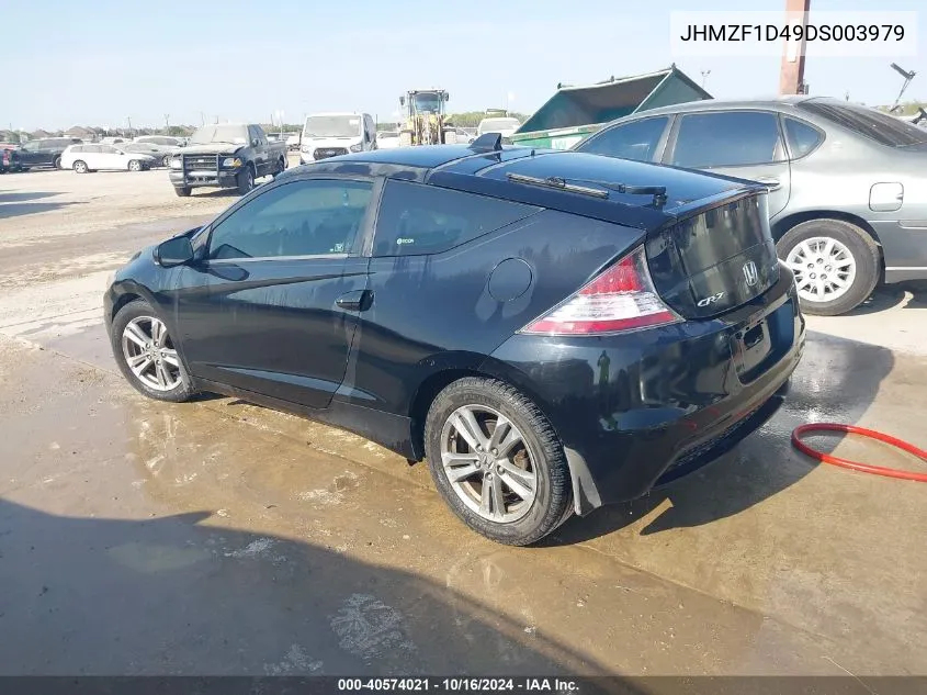 2013 Honda Cr-Z VIN: JHMZF1D49DS003979 Lot: 40574021