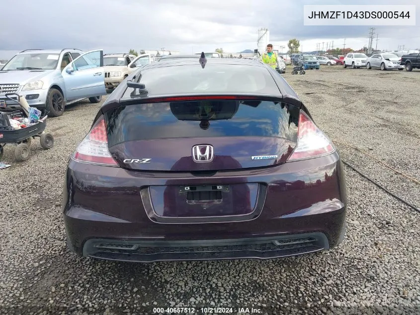 2013 Honda Cr-Z VIN: JHMZF1D43DS000544 Lot: 40657512