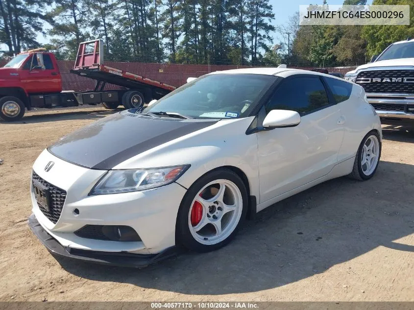 2014 Honda Cr-Z Ex VIN: JHMZF1C64ES000296 Lot: 40577170