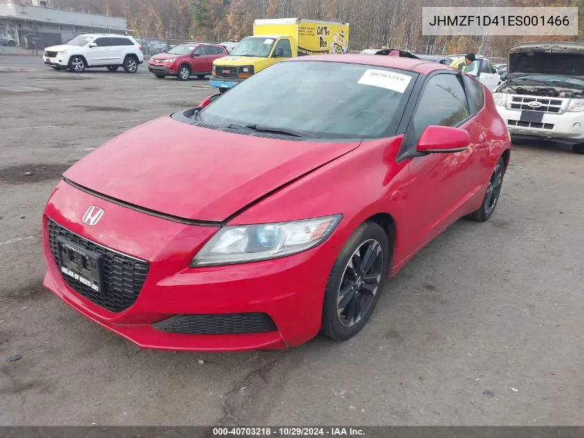 2014 Honda Cr-Z VIN: JHMZF1D41ES001466 Lot: 40703218