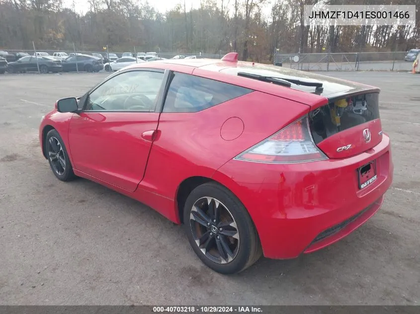 2014 Honda Cr-Z VIN: JHMZF1D41ES001466 Lot: 40703218