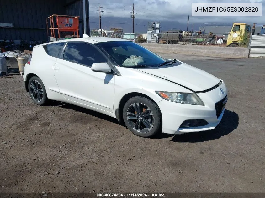 2014 Honda Cr-Z Ex VIN: JHMZF1C65ES002820 Lot: 40874394