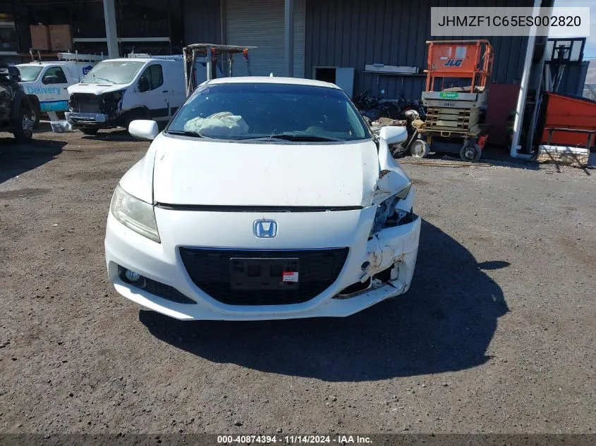 2014 Honda Cr-Z Ex VIN: JHMZF1C65ES002820 Lot: 40874394