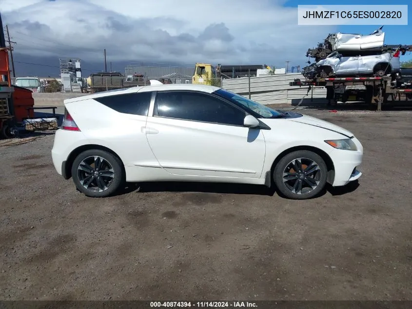 2014 Honda Cr-Z Ex VIN: JHMZF1C65ES002820 Lot: 40874394