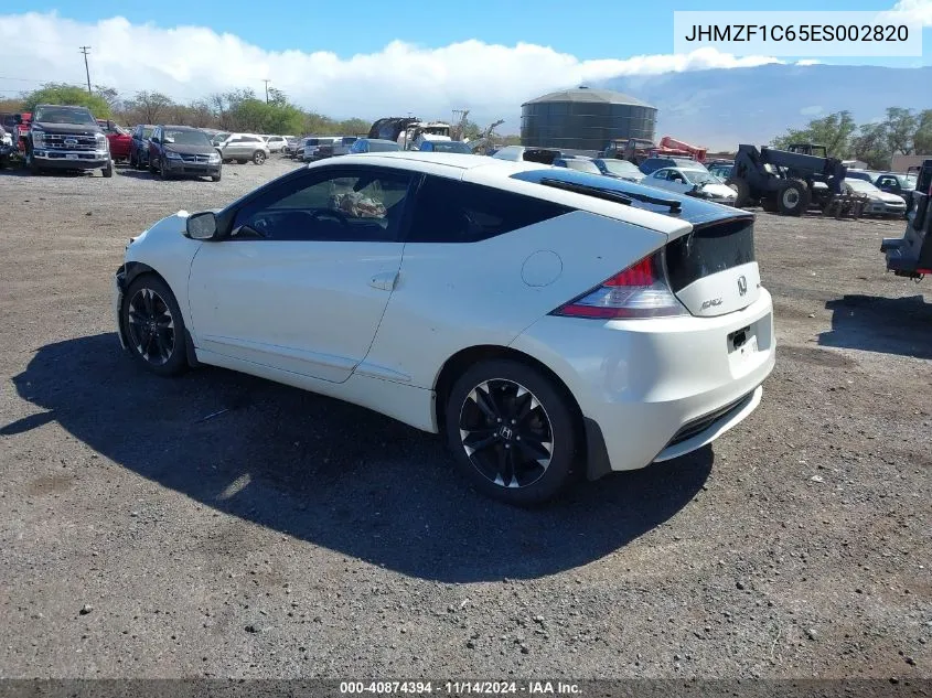 2014 Honda Cr-Z Ex VIN: JHMZF1C65ES002820 Lot: 40874394