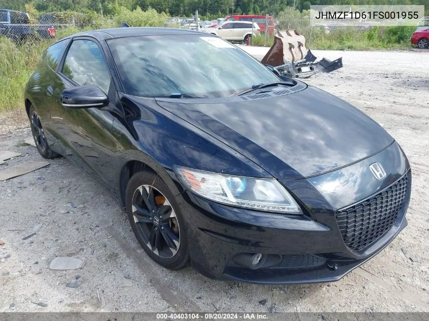 2015 Honda Cr-Z Ex VIN: JHMZF1D61FS001955 Lot: 40403104