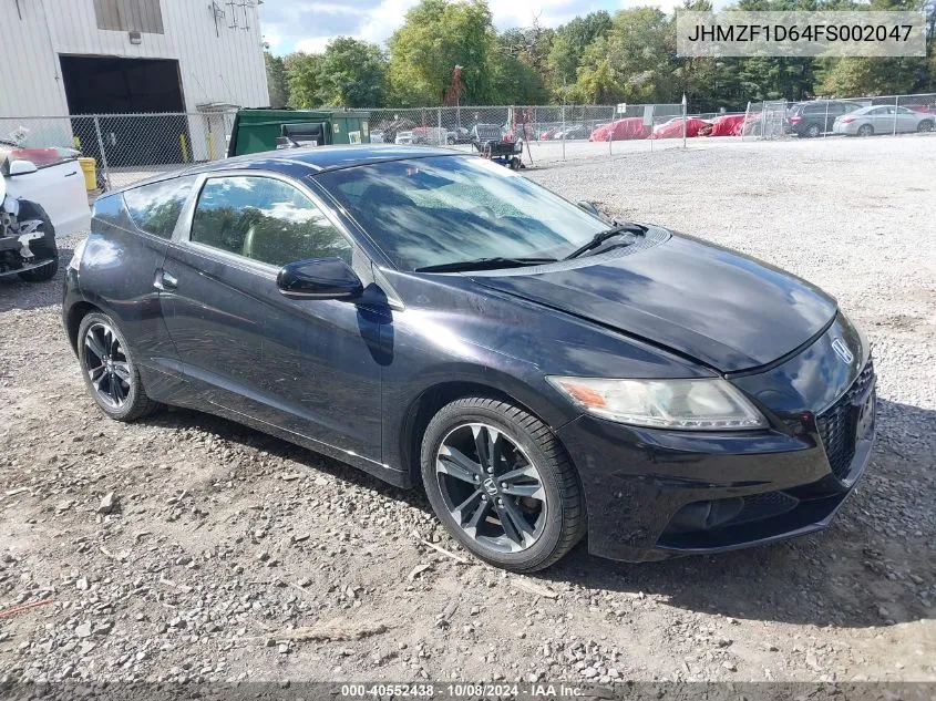 JHMZF1D64FS002047 2015 Honda Cr-Z Ex