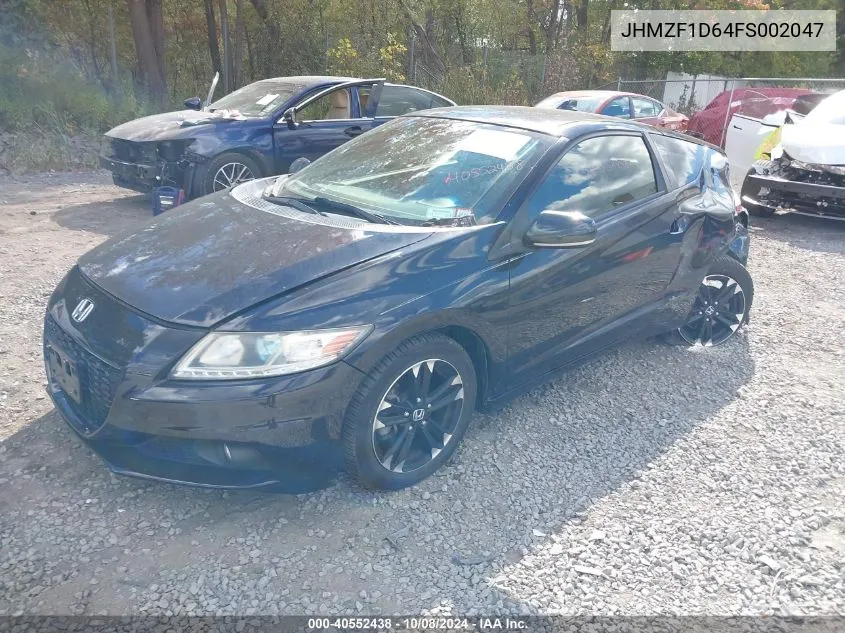 JHMZF1D64FS002047 2015 Honda Cr-Z Ex