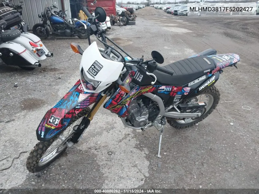 2015 Honda Crf250 L VIN: MLHMD3817F5202427 Lot: 40880262