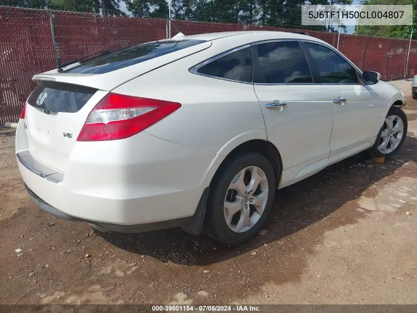 5J6TF1H50CL004807 2012 Honda Crosstour Ex-L