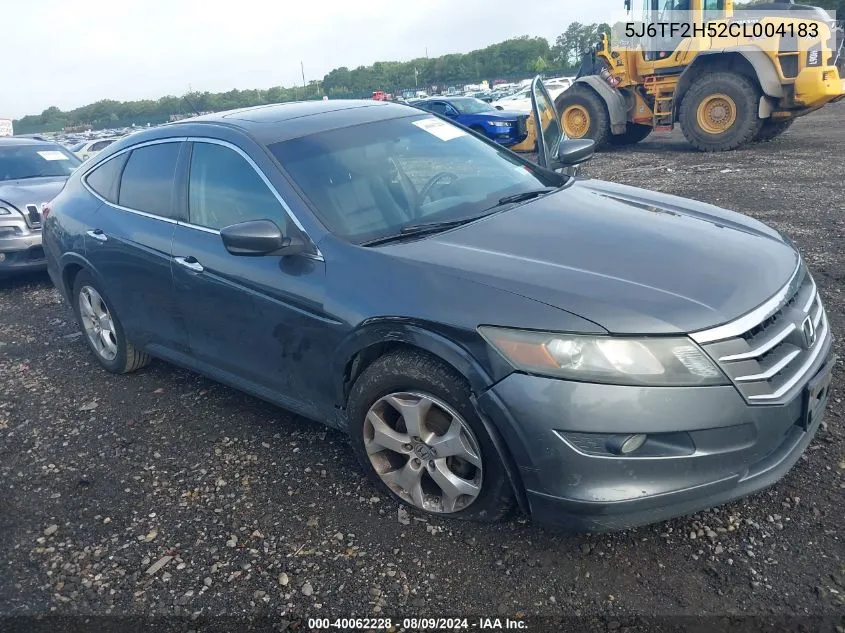 2012 Honda Crosstour Ex-L VIN: 5J6TF2H52CL004183 Lot: 40062228