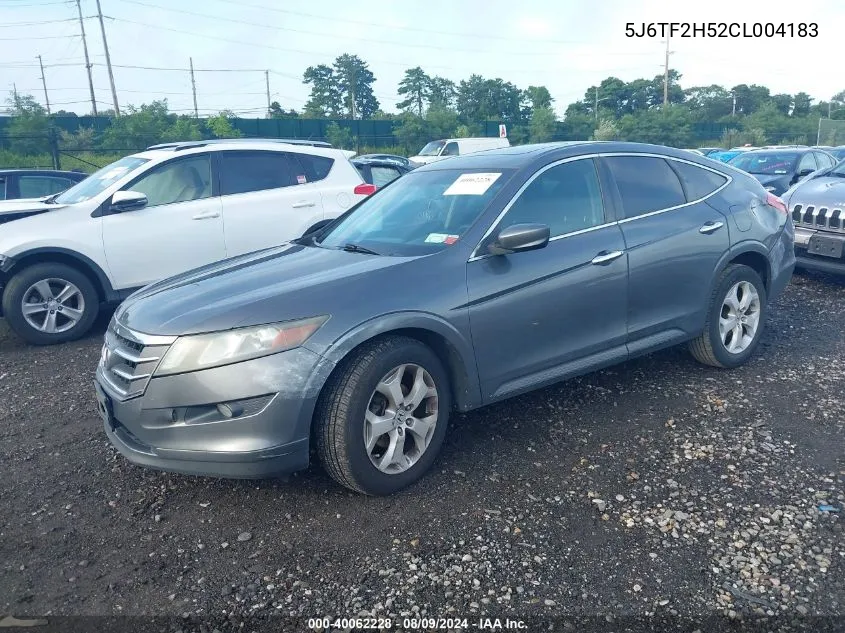 5J6TF2H52CL004183 2012 Honda Crosstour Ex-L