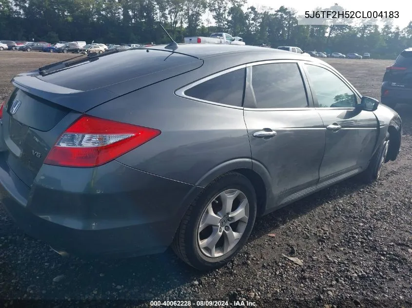 2012 Honda Crosstour Ex-L VIN: 5J6TF2H52CL004183 Lot: 40062228