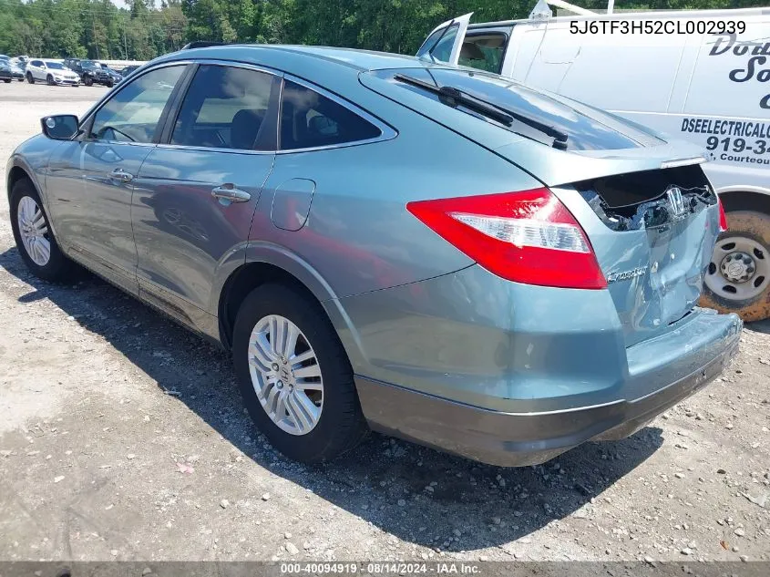 5J6TF3H52CL002939 2012 Honda Crosstour 2.4 Ex-L