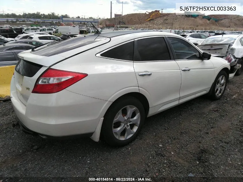 5J6TF2H5XCL003363 2012 Honda Crosstour Ex-L