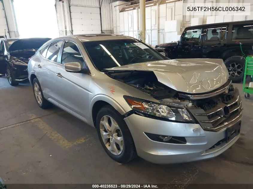 2012 Honda Crosstour Ex-L VIN: 5J6TF2H56CL006342 Lot: 40235523