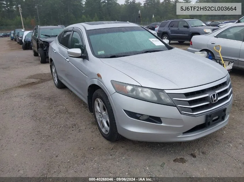 2012 Honda Crosstour Ex-L VIN: 5J6TF2H52CL003664 Lot: 40268046