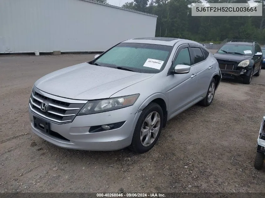 2012 Honda Crosstour Ex-L VIN: 5J6TF2H52CL003664 Lot: 40268046