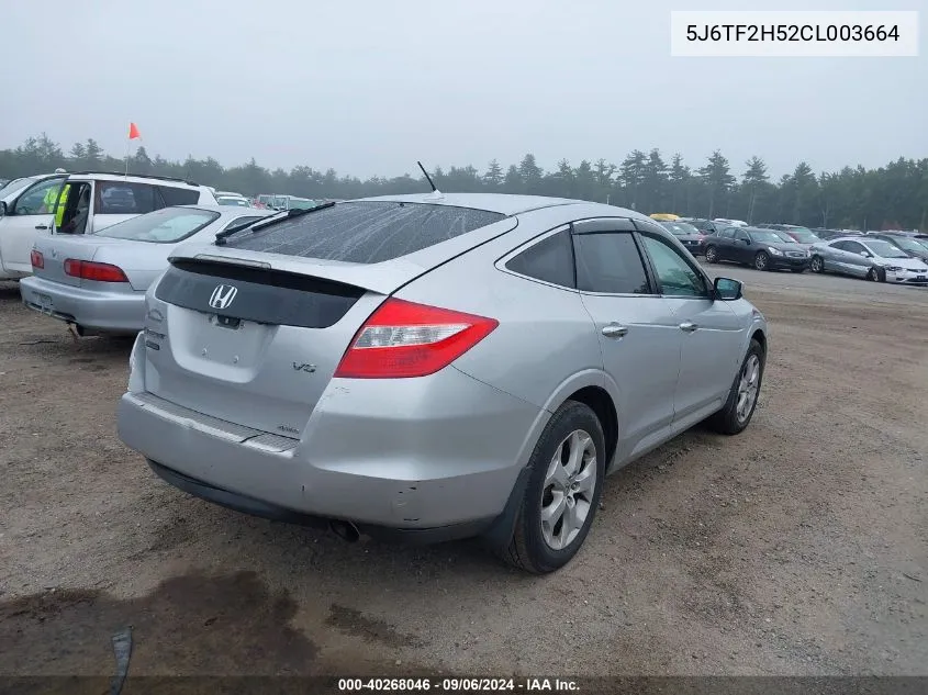 2012 Honda Crosstour Ex-L VIN: 5J6TF2H52CL003664 Lot: 40268046