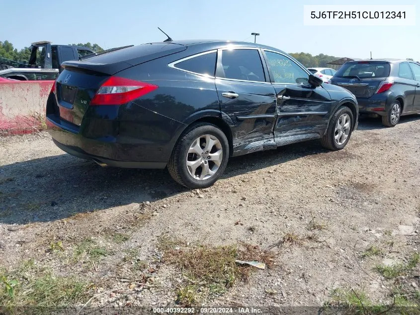 2012 Honda Crosstour Ex-L VIN: 5J6TF2H51CL012341 Lot: 40392292