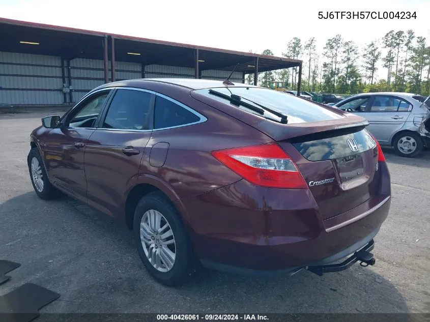 2012 Honda Crosstour Exl VIN: 5J6TF3H57CL004234 Lot: 40426061