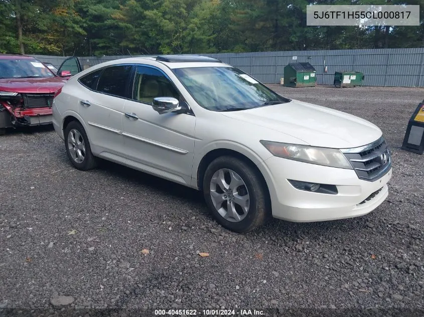 2012 Honda Crosstour Ex-L VIN: 5J6TF1H55CL000817 Lot: 40451622