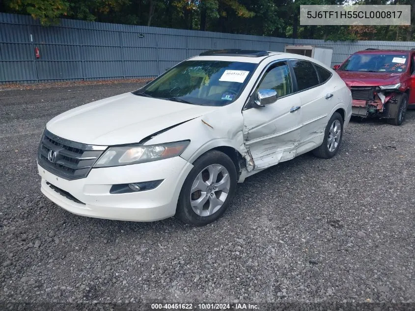 2012 Honda Crosstour Ex-L VIN: 5J6TF1H55CL000817 Lot: 40451622