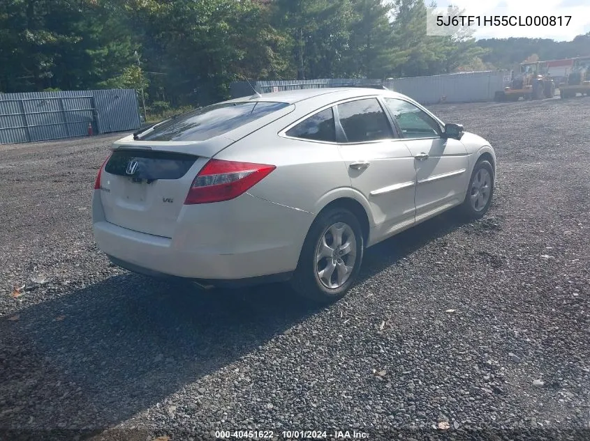 2012 Honda Crosstour Ex-L VIN: 5J6TF1H55CL000817 Lot: 40451622