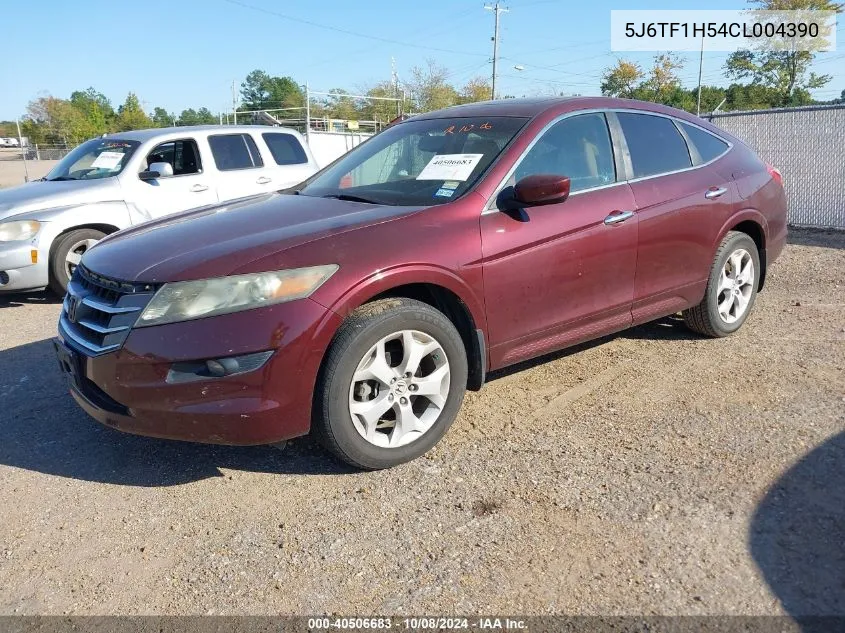 2012 Honda Crosstour Ex-L VIN: 5J6TF1H54CL004390 Lot: 40506683