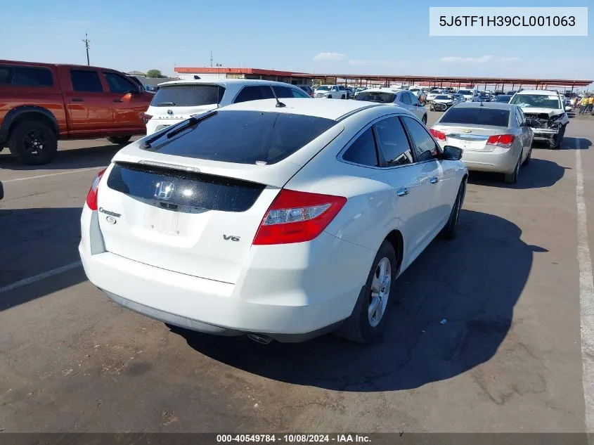 2012 Honda Crosstour Ex VIN: 5J6TF1H39CL001063 Lot: 40549784