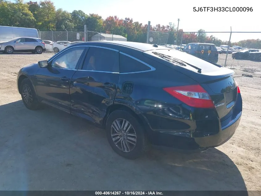 2012 Honda Crosstour 2.4 Ex VIN: 5J6TF3H33CL000096 Lot: 40614267