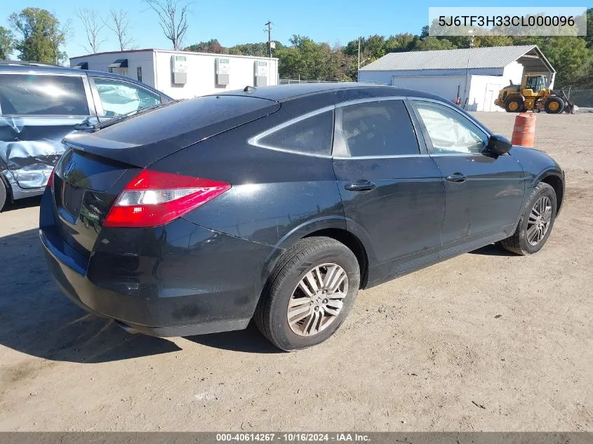 2012 Honda Crosstour 2.4 Ex VIN: 5J6TF3H33CL000096 Lot: 40614267