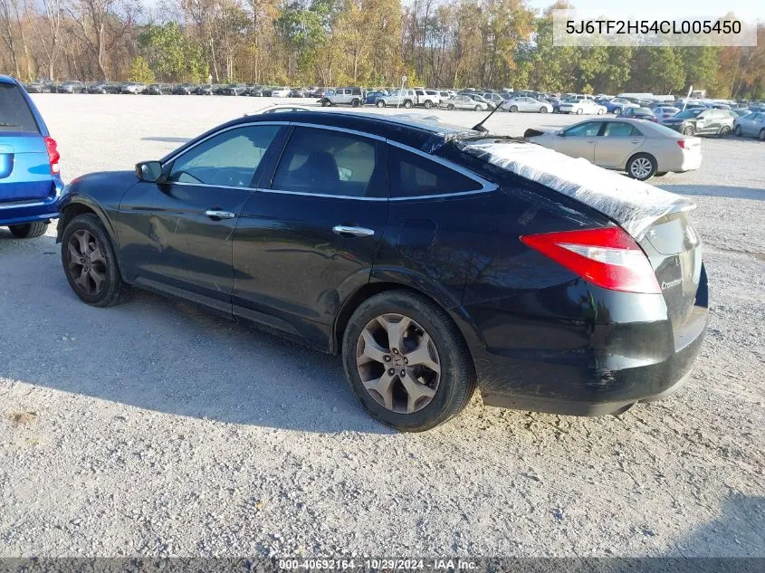 2012 Honda Crosstour Ex-L VIN: 5J6TF2H54CL005450 Lot: 40692164