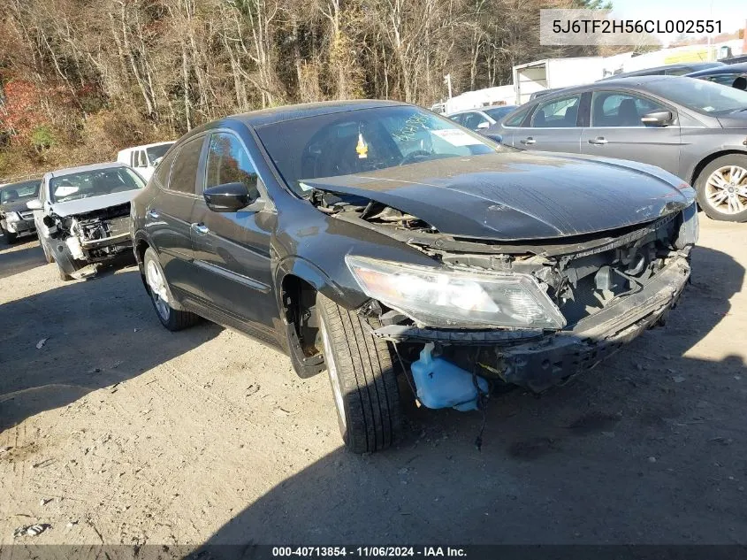 2012 Honda Crosstour Ex-L VIN: 5J6TF2H56CL002551 Lot: 40713854