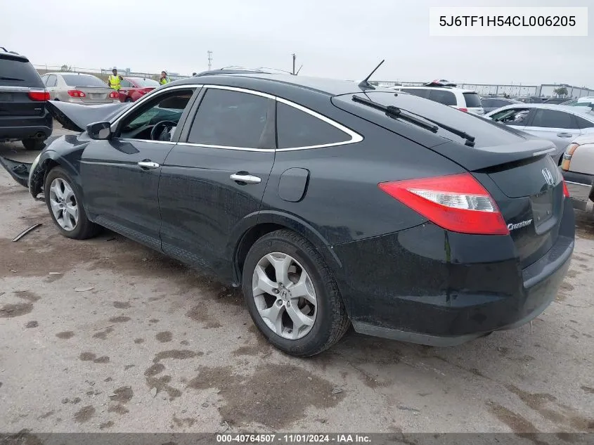 2012 Honda Crosstour Ex-L VIN: 5J6TF1H54CL006205 Lot: 40764507