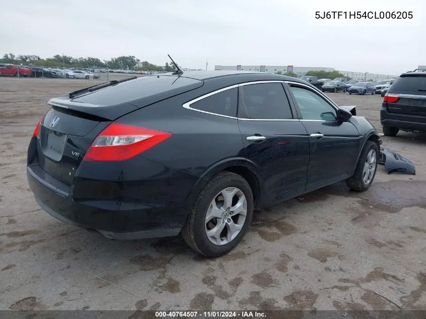 2012 Honda Crosstour Ex-L VIN: 5J6TF1H54CL006205 Lot: 40764507