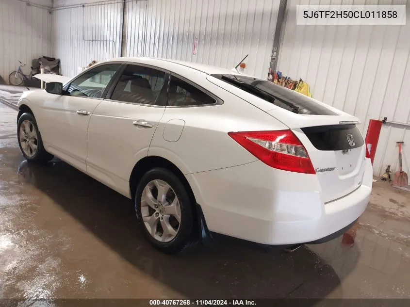 2012 Honda Crosstour Ex-L VIN: 5J6TF2H50CL011858 Lot: 40767268