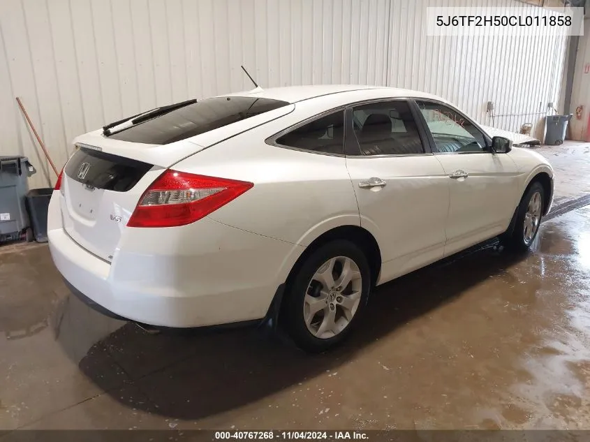 2012 Honda Crosstour Ex-L VIN: 5J6TF2H50CL011858 Lot: 40767268