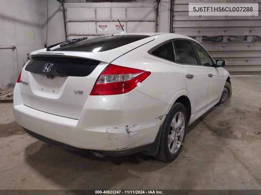 2012 Honda Crosstour Ex-L VIN: 5J6TF1H56CL007288 Lot: 40823247