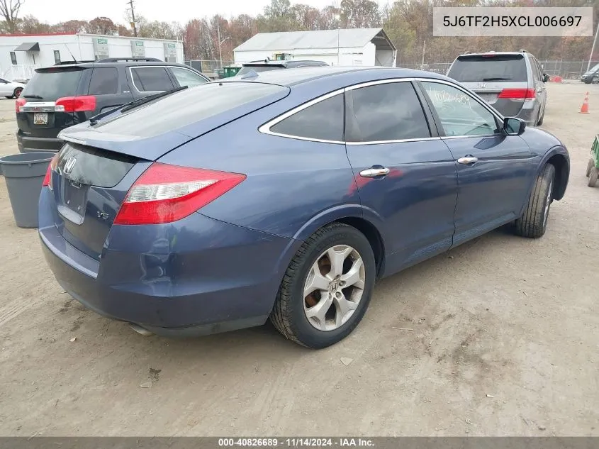 5J6TF2H5XCL006697 2012 Honda Crosstour Ex-L