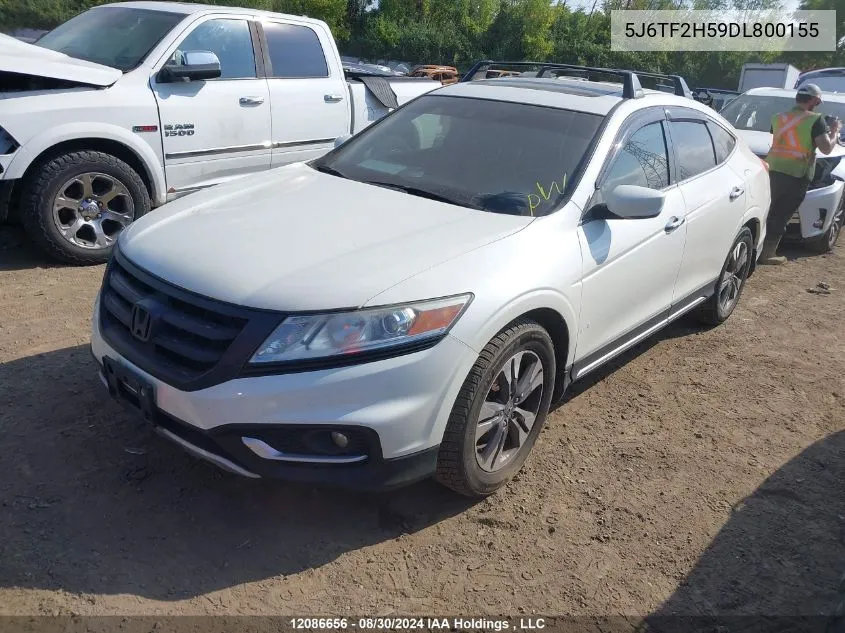 2013 Honda Crosstour VIN: 5J6TF2H59DL800155 Lot: 12086656